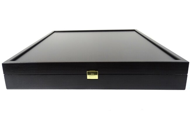 ekskluzywne klasyczne szachy metalowe, Staunton, wym.36x36cm 