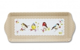 OD RĘKI Dawn Chorus taca melaminowa mniejsza 38.8x16.8cm