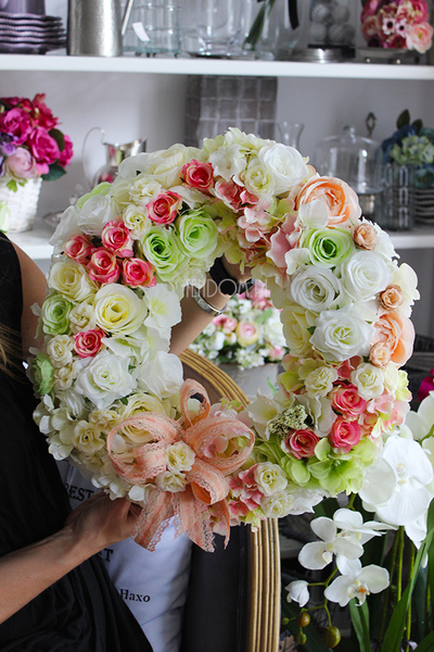 wianek dekoracyjny Uroda Wiosny 3, śr.35cm 