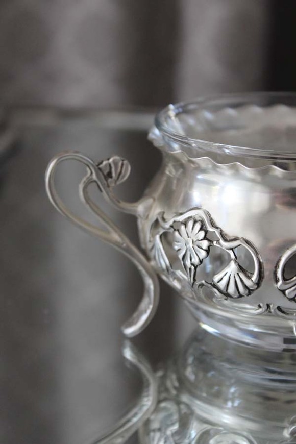 cukiernica posrebrzana Ballada