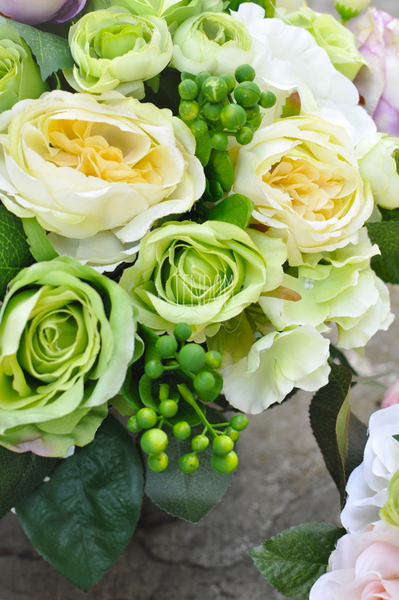 dekoracja kwiatowa Memory, wys.36cm