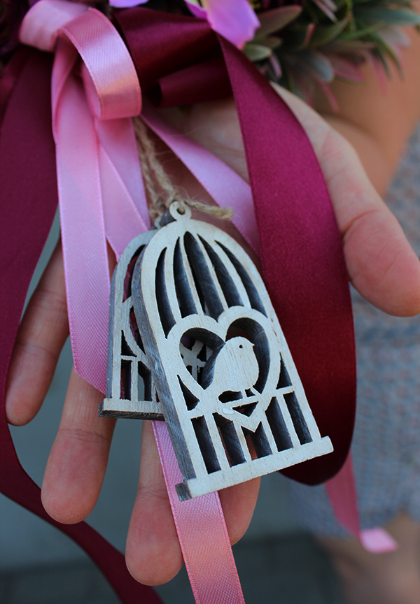 Trello, wianek na drzwi w intensywnych barwach, śr. 28cm