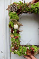 Forrest jednostronne "okienko" w okno lub na ścianę, 40x33cm 