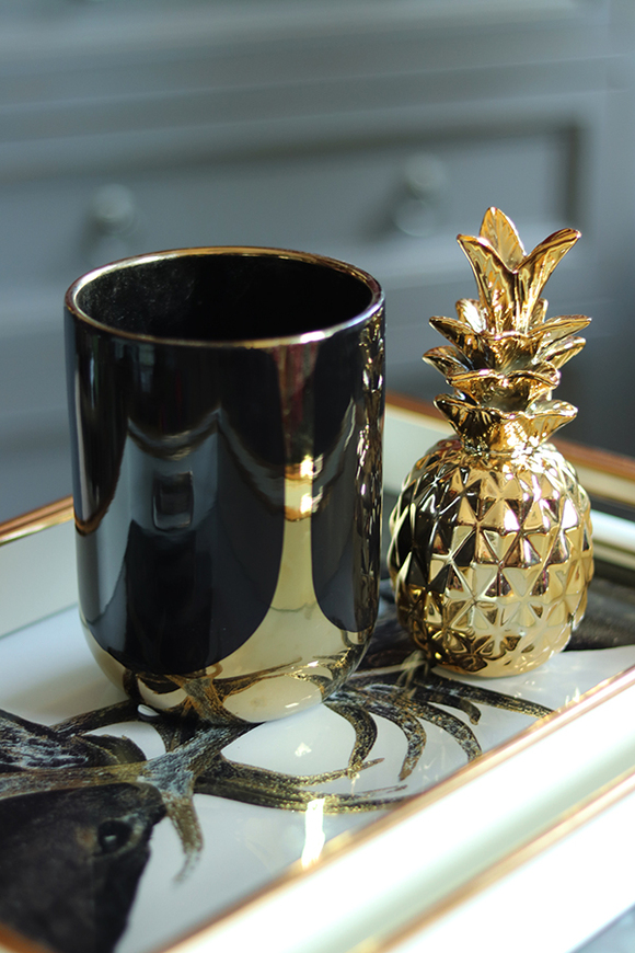 Gold&Black Revolta, elegancka osłonka glamour, wym.14x11cm