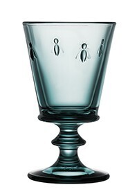 6 niebieskich kielichów z pszczołą La Rochere, poj. 240ml