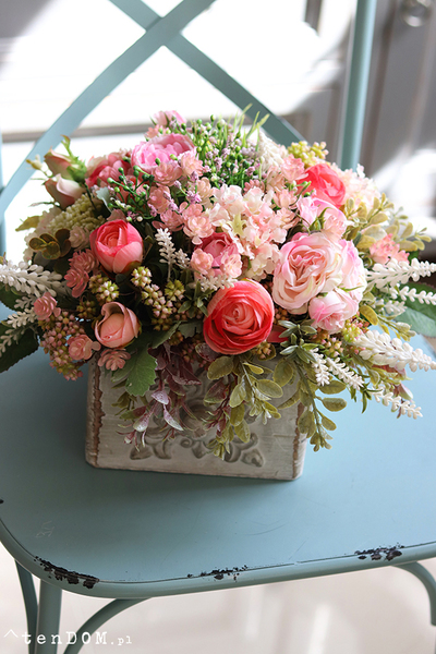 kompozycja kwiatowa, Madera, wym.23x30cm