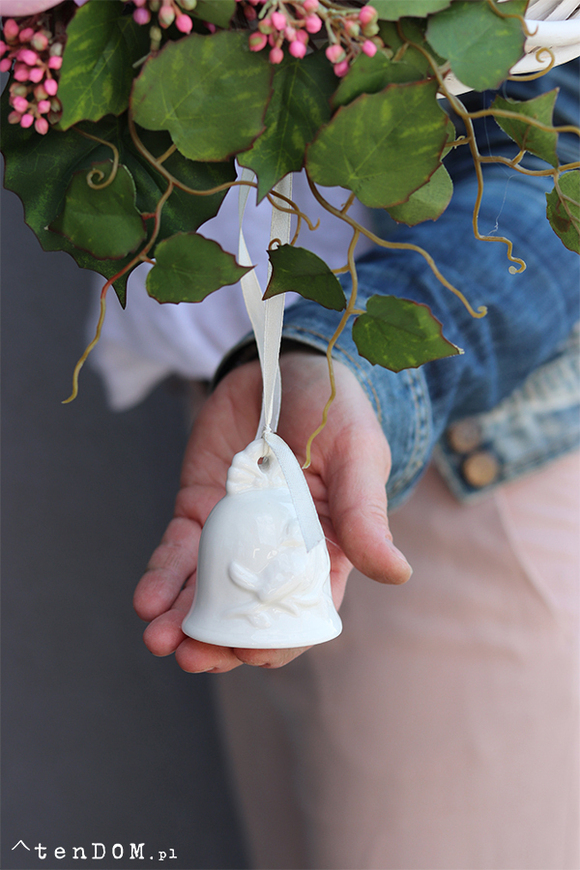 uroczy wianek z bzu, Wiosenna Melodia, śr.35cm 