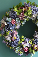 Restrena, dekoracyjny wianek na drzwi / stroik na stół, śr.38cm