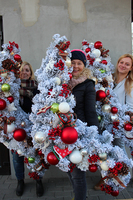 girlanda ze światełkami Białe Święta, dł.1,6m