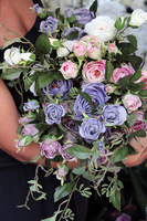 róża w jasnym różu Romance dł.90cm