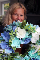 wianek dekoracyjny morski Hortense, śr.35cm