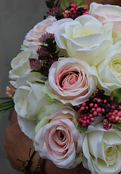 flowerbox Klotilde, kompozycja kwiatowa / bukiet, wys.29cm