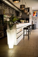 Rossa donica podświetlana światło zimne 45x90cm