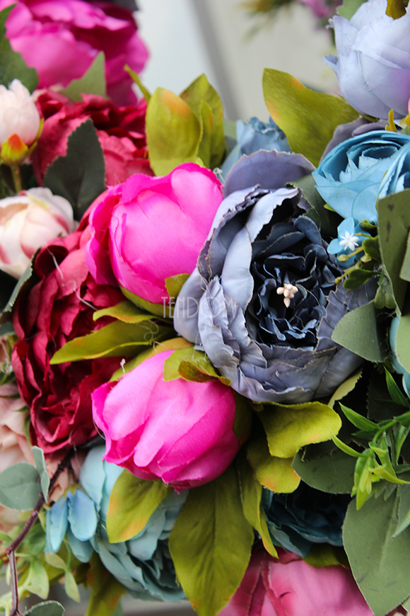 Caryca Katarzyna 4, bardzo duży wianek na drzwi, śr.64cm 