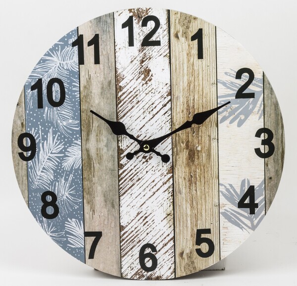 Bahama, stylowy zegar ścienny, śr.34cm 