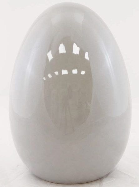 OD RĘKI Jajko Simple, szare, wys.28cm