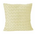 Palomi, stylowa welwetowa poszewka, krem, wym.45x45cm