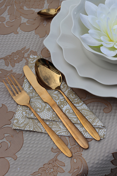 OD RĘKI Ballerina Ecru, elegancki talerz deserowy, śr.24.5cm