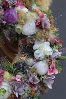 Bellanova Rose, gęsty wianek z puszkami dmuchawca, śr.40cm