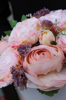 kompozycja kwiatowa / bukiet Flowerbox Pink Lady 2 wys.22cm