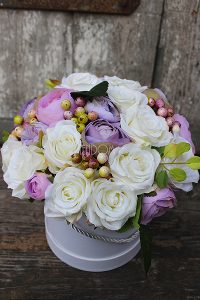 Arkadia kompozycja kwiatowa / bukiet / Flowerbox, wys. 25cm