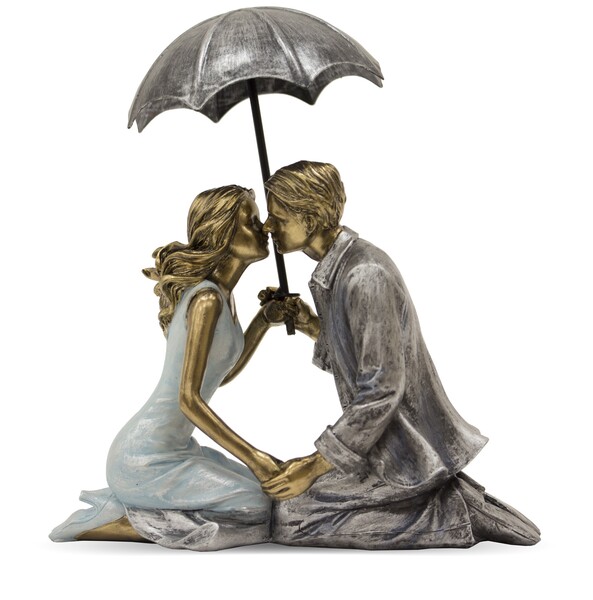Love, figurka Para Zakochanych pod Parasolem E, wym.18x16.5x8.5cm