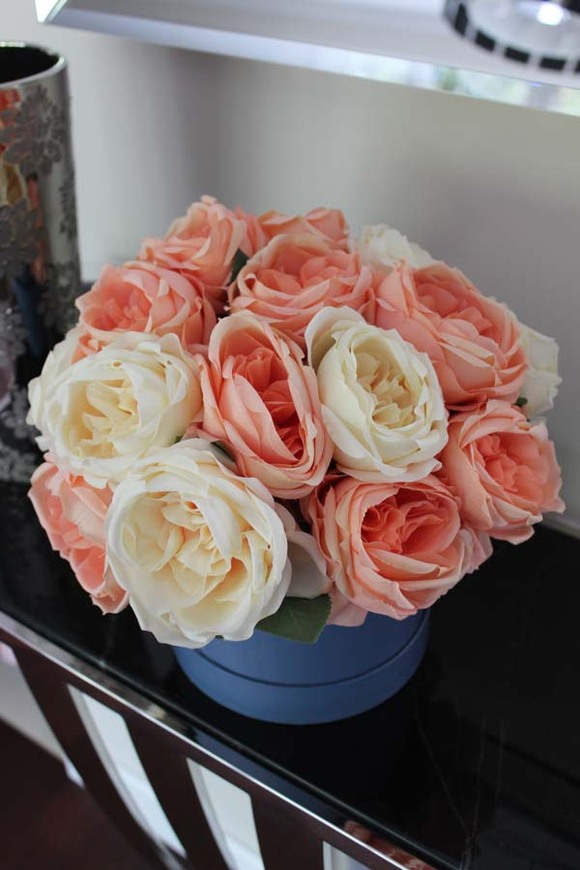 Kleopatra, flowerbox / kompozycja kwiatowa / bukiet, wys.26cm