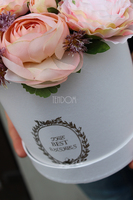 kompozycja kwiatowa / bukiet Flowerbox Pink Lady 2 wys.22cm