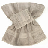 bawełniany ręcznik Carmen, kolor len, wym.50x100cm