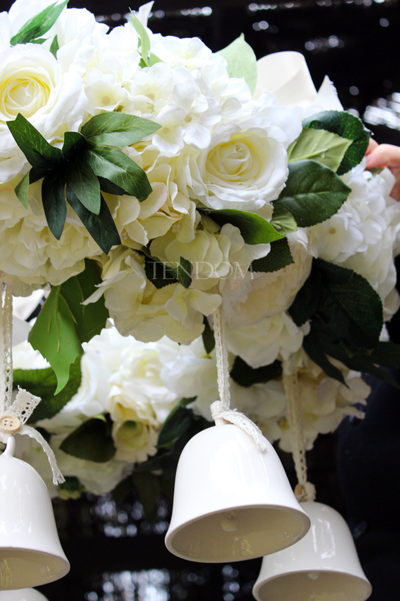 wianek podwieszany wiosenny Dzwoneczki, śr.50cm