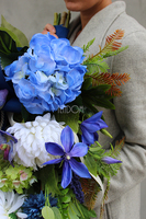 bukiet / dekoracja nagrobna do wazonu Diana, dł.70cm