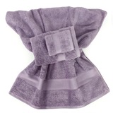 bawełniany ręcznik Carmen lila, wym.50x100cm