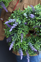 komplet lawendowych wianków, Prowansja, wym.30cm