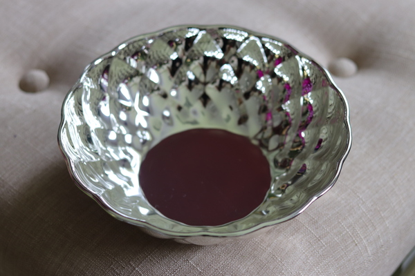 Havana, elegancka metalowa miseczka, wym.6x16cm