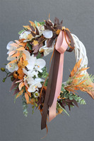 bajeczny wianek na drzwi ze storczykiem, Orchid Fall, śr.55cm 