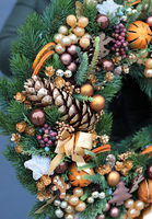 Alani, zjawiskowy bożonarodzeniowy wianek, śr.48cm  