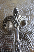 OD RĘKI posrebrzane koziołki pod sztućce, Pałacowe, 6 sztuk