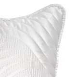 poszewka satynowa na poduszkę Teresa, biel, wym.45x45cm