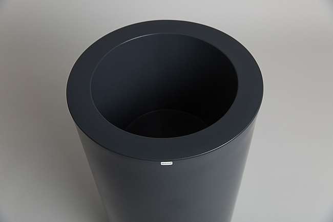 Tilla donica antracyt z wewnętrzną półką 40x75cm