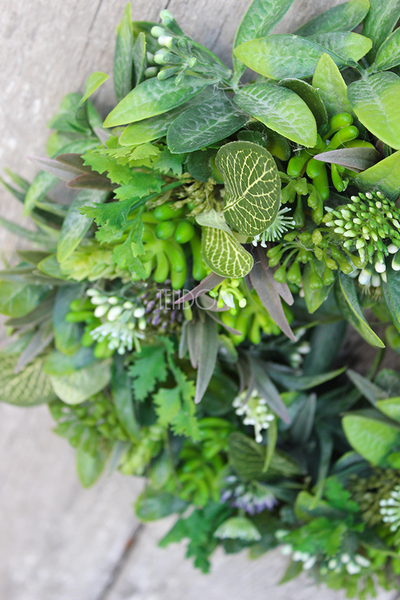 Ziołowy wianek dekoracyjny, śr.32cm