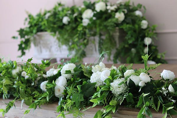 efektowna girlanda ze zwisami Hellena, wypożyczenie, dł.100cm   