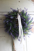 dekoracyjny wianek z lawendą, Lavender Home 3, śr.35cm   