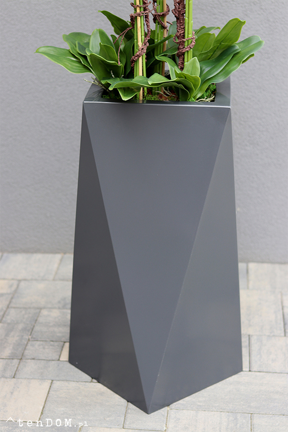 Nevis Antracyt Grande 2 storczyk w nowoczesnej donicy, wys.155cm