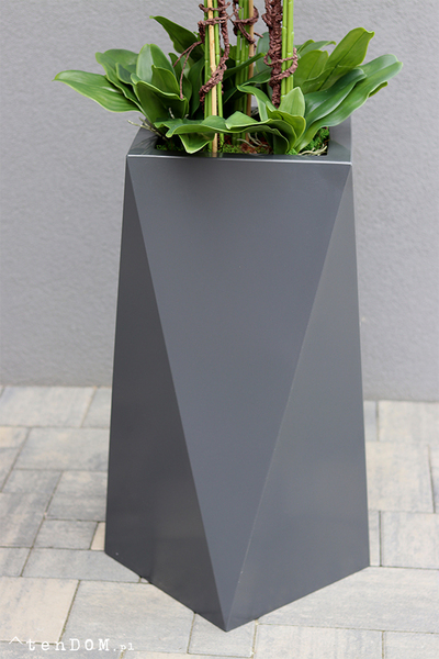 Nevis Antracyt Grande 2 storczyk w nowoczesnej donicy, wys.155cm
