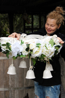 wianek podwieszany wiosenny Dzwoneczki, śr.50cm