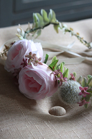 atrakcyjny wianek komunijny na głowę Subtelność, rozmiar uniwersalny