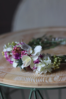 kwiatowy komunijny wianek na głowę, Nature, rozmiar uniwersalny