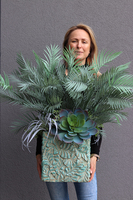 Kinemo, nowoczesna dekoracja w donicy Siena, wym.80x78x65cm