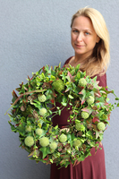 duży zielony wianek, Elswood Green, śr.45cm  