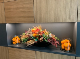 jesienna kompozycja kwiatowa, Moko Autumn Extra, wym.45x95cm  